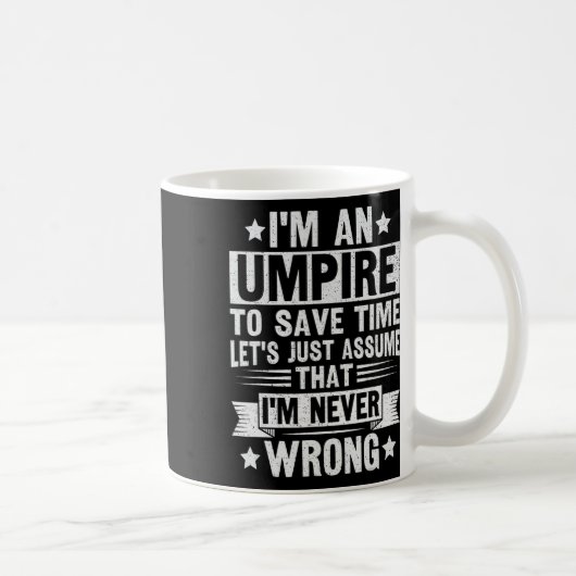 Umpire Funny Sketll Design For An Umpire  Kaffeetasse (Rechts)