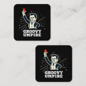 Umpire Quadratische Visitenkarte (Vorne/Hinten)