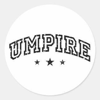 Umpire Runder Aufkleber