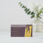 Umpire | Tennis Visitenkarte (Stehend Vorderseite)