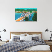 Umpqua-Brücke in Reedsport, Oregon Leinwanddruck (Insitu (Schlafzimmer))