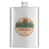 Umpqua-Nationalwald Flachmann (Vorderseite)