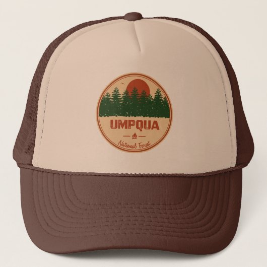 Umpqua-Nationalwald Truckerkappe (Vorderseite)