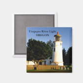 Umpqua River Light, Oregon Magnet (Vorderseite/Rückseite)