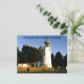 Umpqua River Light, Oregon Postcard Postkarte (Stehend Vorderseite)