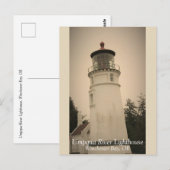Umpqua River Lighthouse Postkarte (Vorne/Hinten)