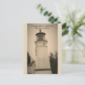 Umpqua River Lighthouse Postkarte (Stehend Vorderseite)