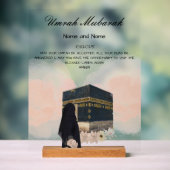Umrah Mubarak Acrylschild (Neutral)