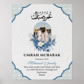 Umrah Mubarak  Custom 1 Photo Islamic  Poster (Vorne)