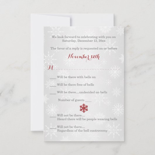 Umrahmt in Liebe verbunden Herz Hochzeit RSVP - Re (Rückseite)