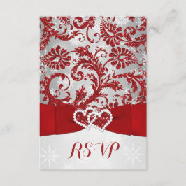 Umrahmt in Liebe verbunden Herz Hochzeit RSVP - Re