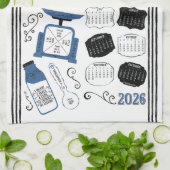 Umrechnungen für die blaue Küche Geschirrtuch (Gefaltet)