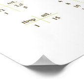 Umrechnungspaket für Küchenmessungen 20"x24" Poster (Ecke)