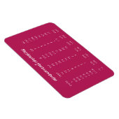 Umrechnungstabelle für Küchen | Moderne rosa Messu Magnet (Rechte Seite)