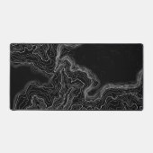 Umriss der topographischen Kartenlinien der großen Schreibtischunterlage (Vorderseite)