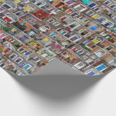 Umrisspapier zu den Dublin-Türen Geschenkpapier (Ecke)