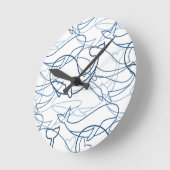 Umrisswale Runde Wanduhr (Winkel)