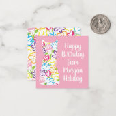 Umschalt-Dress-Personalisierte Geschenkkarten Mitteilungskarte (Vorderseite/Rückseite Beispiel)