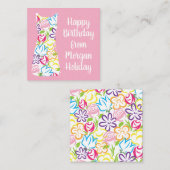 Umschalt-Dress-Personalisierte Geschenkkarten Mitteilungskarte (Vorne/Hinten)