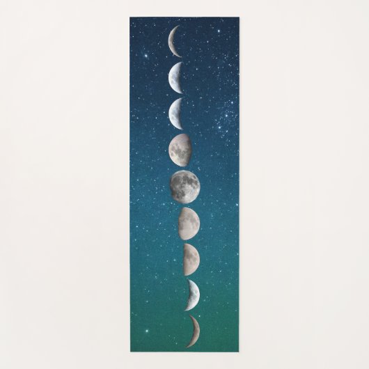 Umschaltbarer Mond-Phasen-und Yogamatte (Vorderseite)