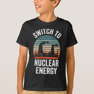 Umschalten auf Nuklearen atomaren Power T-Shirt