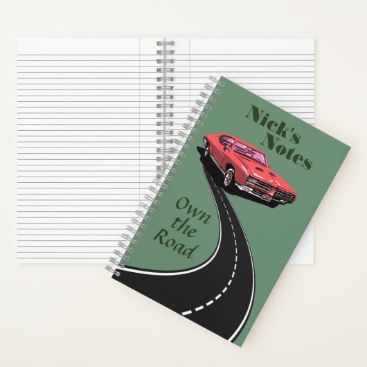 Umschalten in High-Gar: Klassisches Auto-Notebook Notizblock (Innen)
