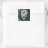 Umschalter-Aufkleber Quadratischer Aufkleber (Tasche)