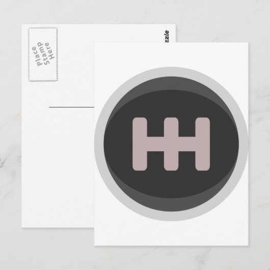 Umschalttaste Postkarte (Vorne/Hinten)