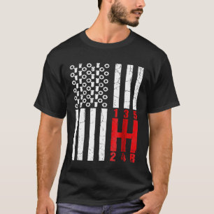 Umschaltung der amerikanischen Flagge T-Shirt