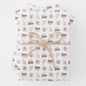 Umschlag (3 Blätter) - Magnolias Umschlagpapier Geschenkpapier Set (Beispiel)