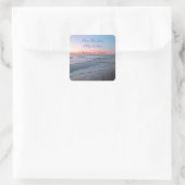 Umschlag Aufkleber / Aufkleber an der Strandfront (Tasche)