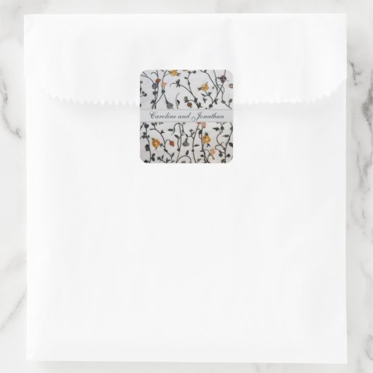 Umschlag Aufkleber der bestickten Reben (Tasche)