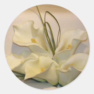 Umschlag Aufkleber der Hochzeit der Calla Lilie