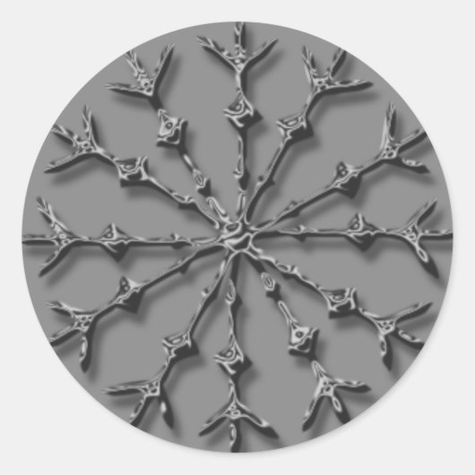 Umschlag Aufkleber der Snowflake Picture Holiday C (Vorderseite)