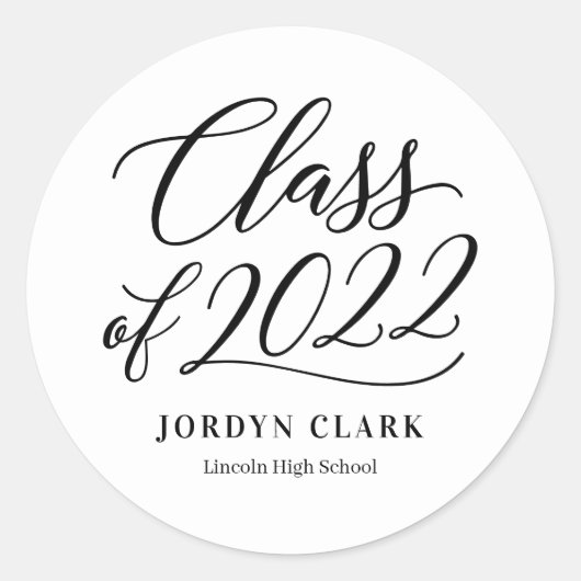 Umschlag Aufkleber für Abschluss-Sticker für Scrip (Vorderseite)