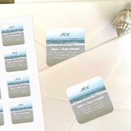 Umschlag Aufkleber für die Rücksendeadresse Low-Ti