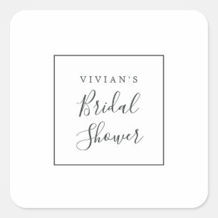 Umschlag Aufkleber für Minimalistisches Brautparty