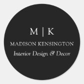 Umschlag Aufkleber für Monogram oder Add-Logos (Vorderseite)