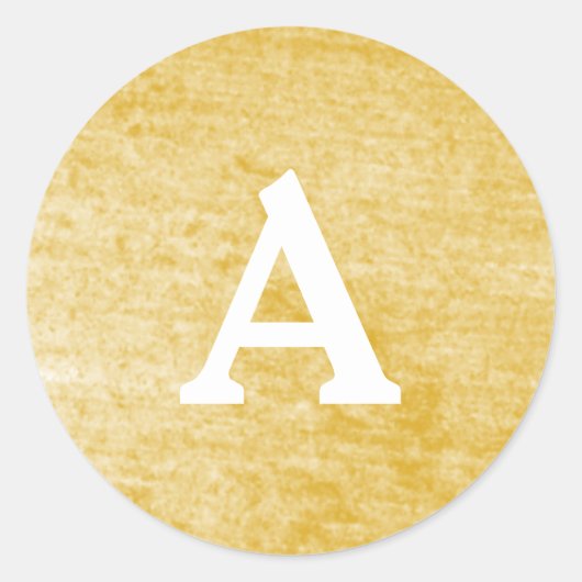 Umschlag Aufkleber für Personalisierte Monogramm, (Vorderseite)