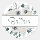 Umschlag Aufkleber mit personalisiertem Namen (Vorderseite)