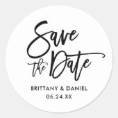 Umschlag Aufkleber mit Skripteinstellungen Save th (Vorderseite)