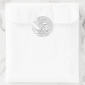 Umschlag Aufkleber oder Aufkleber für das Geschenk (Tasche)