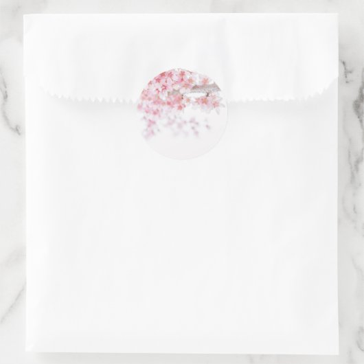 UMSCHLAG AUFKLEBER STICKER : CHERRY BLOSSOM (Tasche)