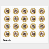 Umschlag Aufkleber Sticker Hochzeit, Jubiläum oder (Blatt)