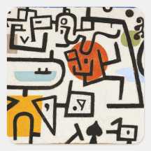 UMSCHLAG AUFKLEBER STICKER : PAUL KLEE : REICHER H
