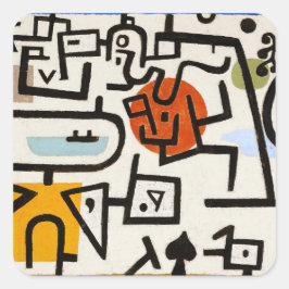 UMSCHLAG AUFKLEBER STICKER : PAUL KLEE : REICHER H