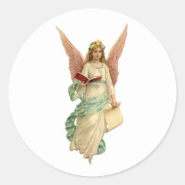 UMSCHLAG AUFKLEBER STICKER : WEINCHRISTMAS ANGELN