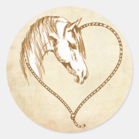 Umschlag Aufkleber Western Wedding Label, Aufklebe (Vorderseite)