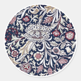 UMSCHLAG AUFKLEBER: WILLIAM MORRIS : TRENT DESIGN RUNDER AUFKLEBER