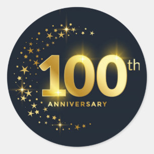 Umschlag Aufkleber zum 100. Jahrestag